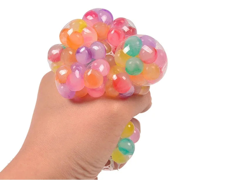 Rainbow Squishy Sensory Stress Ball – product gallery image 7 | Smile Lady