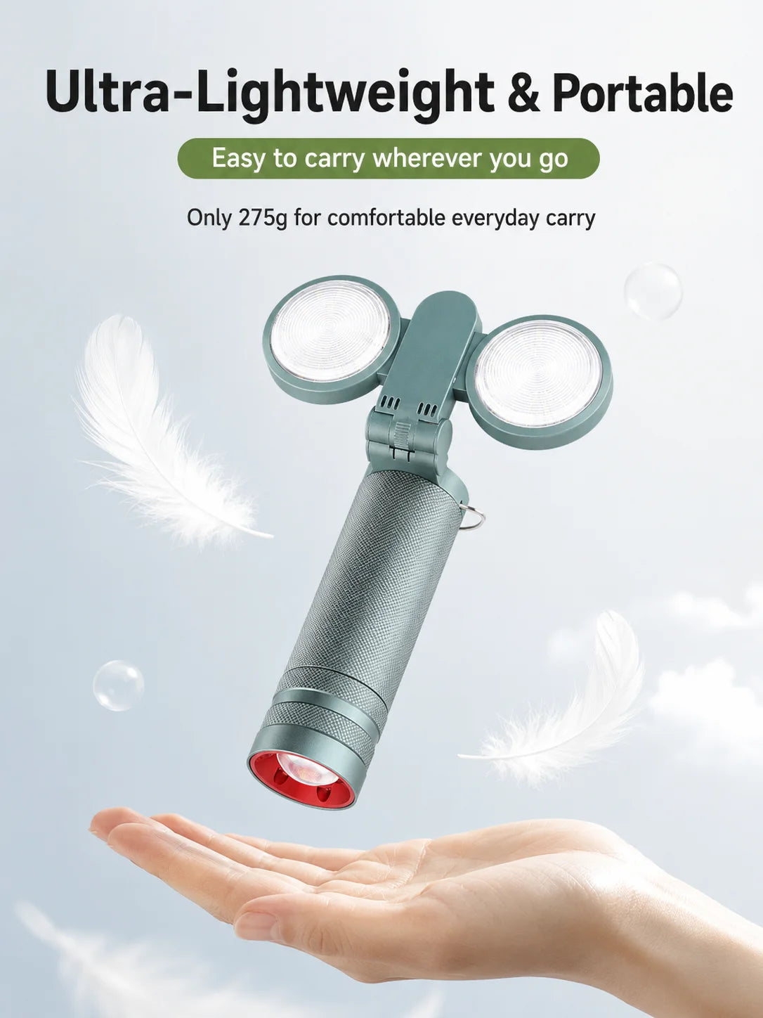 Rechargeable Torch and Camping Lantern – handheld size