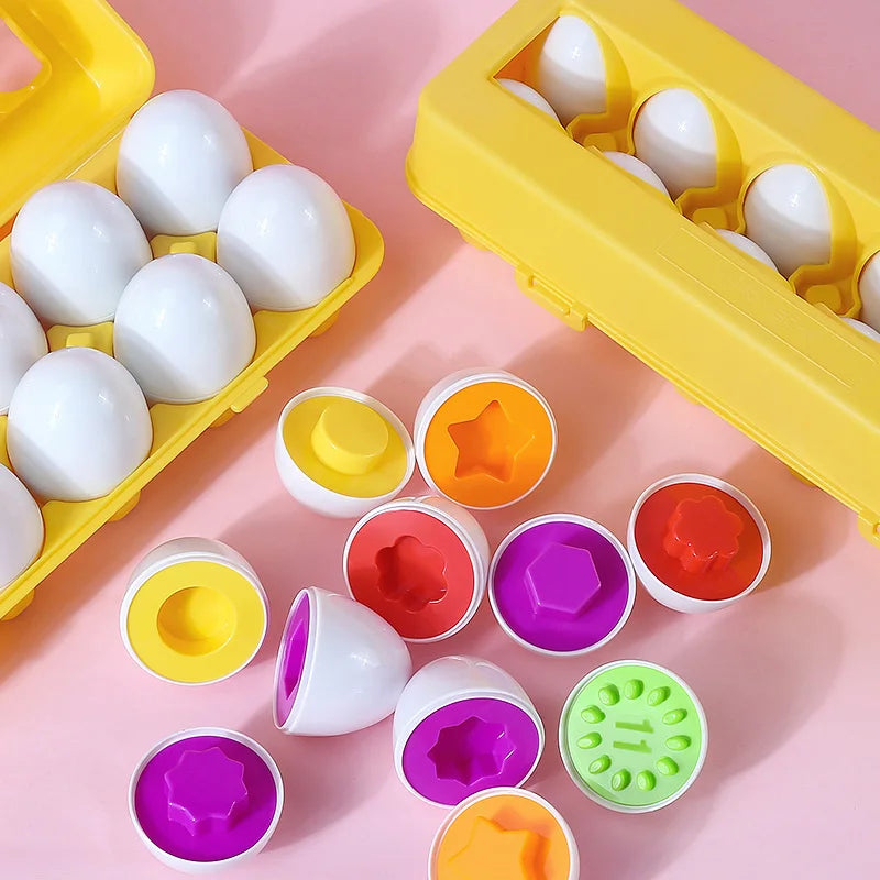 Egg Shape-Matching Puzzle – Learning Toy – additional product view | Smile Lady