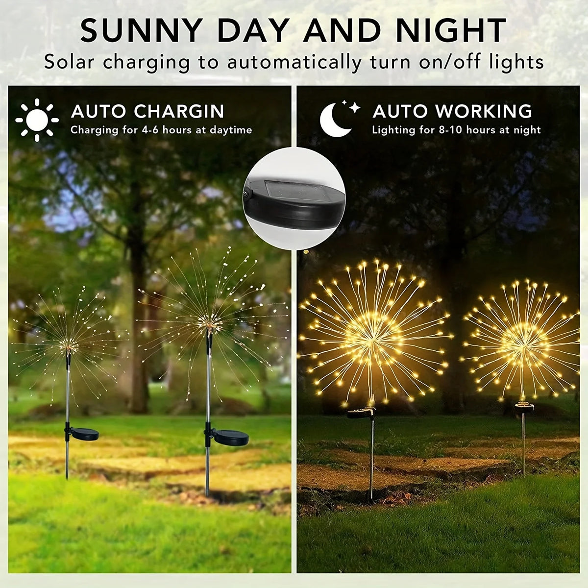 Solar Dandelion Garden Light