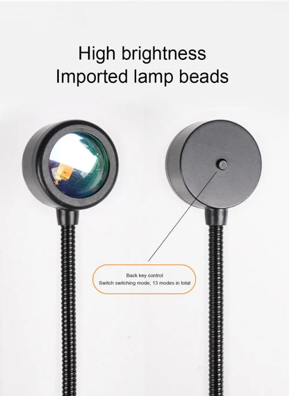 USB Sunset Projection Light – Room Decor – product gallery image 16 | Smile Lady