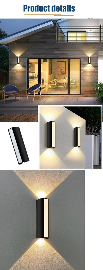 10W Outdoor LED Wall Light – exterior installation examples