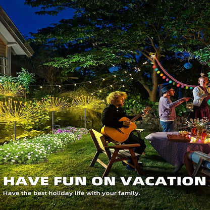 Solar Firework Garden Stake Light