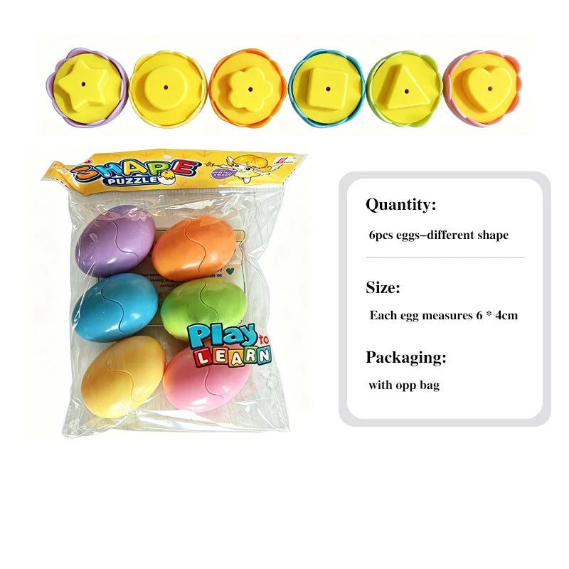 Egg Shape-Matching Puzzle – Learning Toy