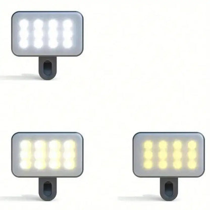 Rechargeable Clip-On Selfie Light