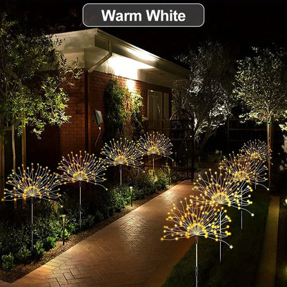 Solar Firework Garden Stake Light