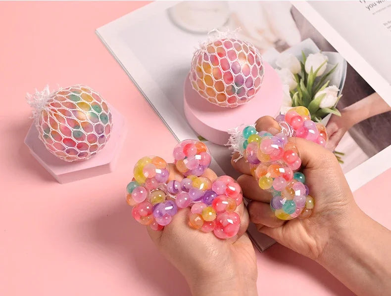 Rainbow Squishy Sensory Stress Ball – product gallery image 6 | Smile Lady