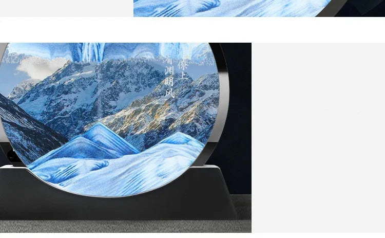 Moving Sand Art Picture – Glass Desk Decor – product gallery image 14 | Smile Lady