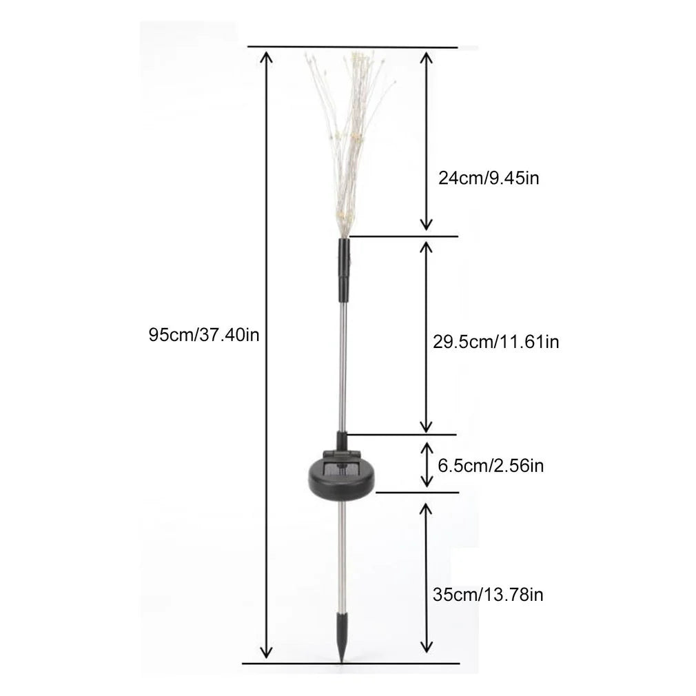 Solar Firework Garden Stake Light