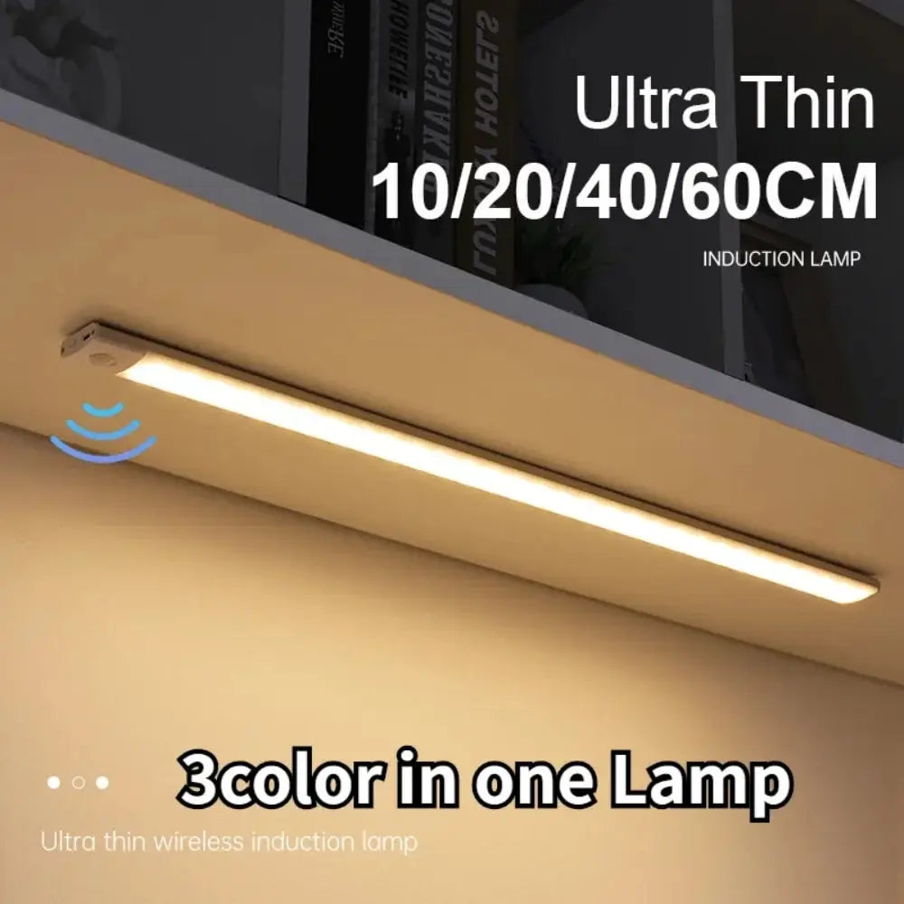 Rechargeable Motion Sensor Cabinet Light – LED bar and colour options