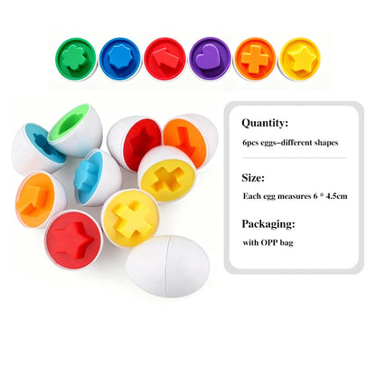 Egg Shape-Matching Puzzle – Learning Toy