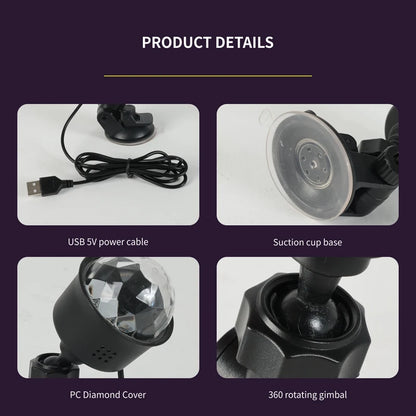 RGB Rotating Disco Party Light – product gallery image 6 | Smile Lady