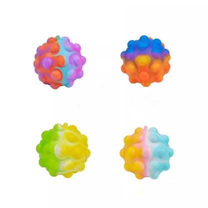 Silicone Bubble Squeeze Ball – Multi-Pack Options – additional product view | Smile Lady