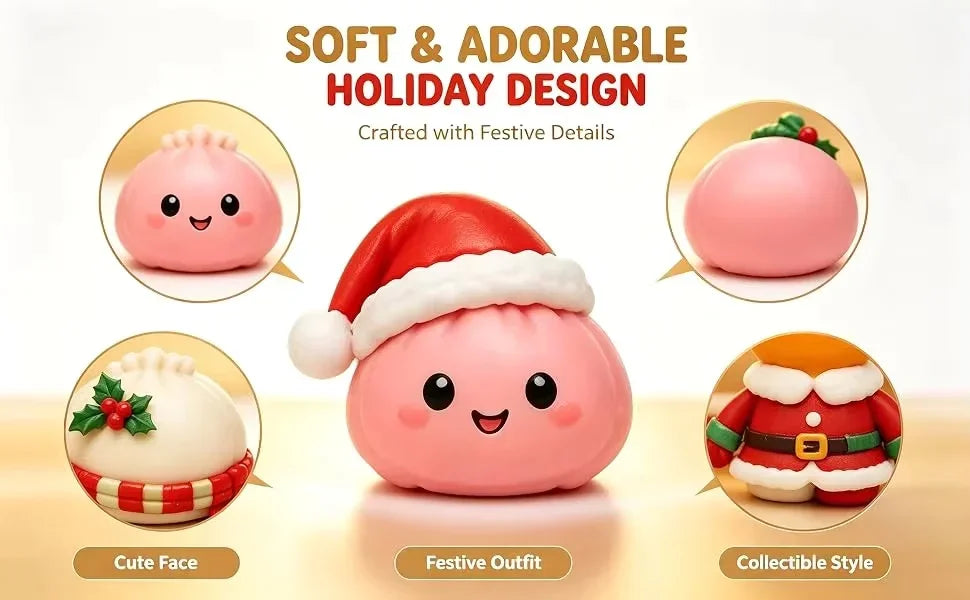 Christmas Squishy Countdown Calendar 2026 – product gallery image 9 | Smile Lady