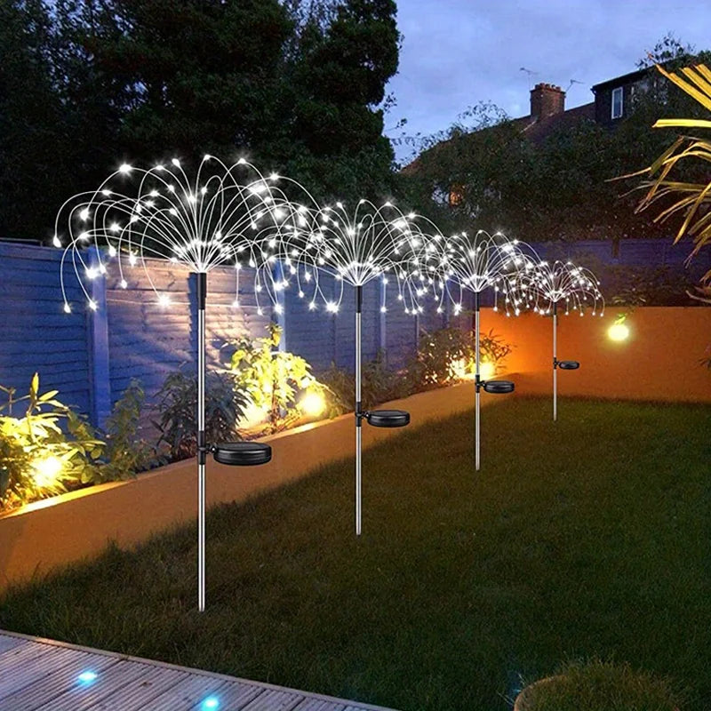 Shapeable Solar Firework Light