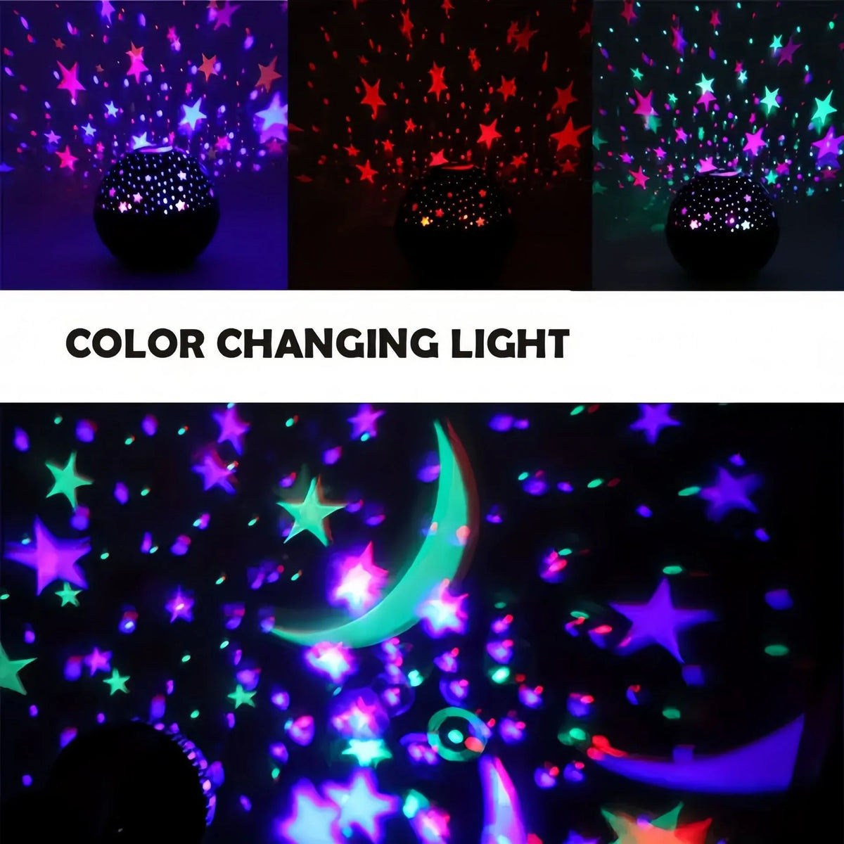 RGB Moon & Galaxy Projector – USB Night Light – product detail | Smile Lady