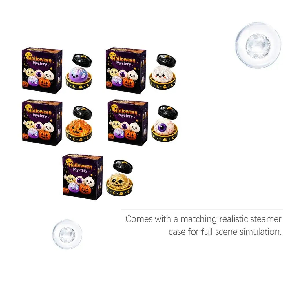 Halloween Ghost Dumpling Squishy Toy