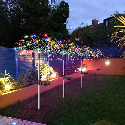 Shapeable Solar Firework Light