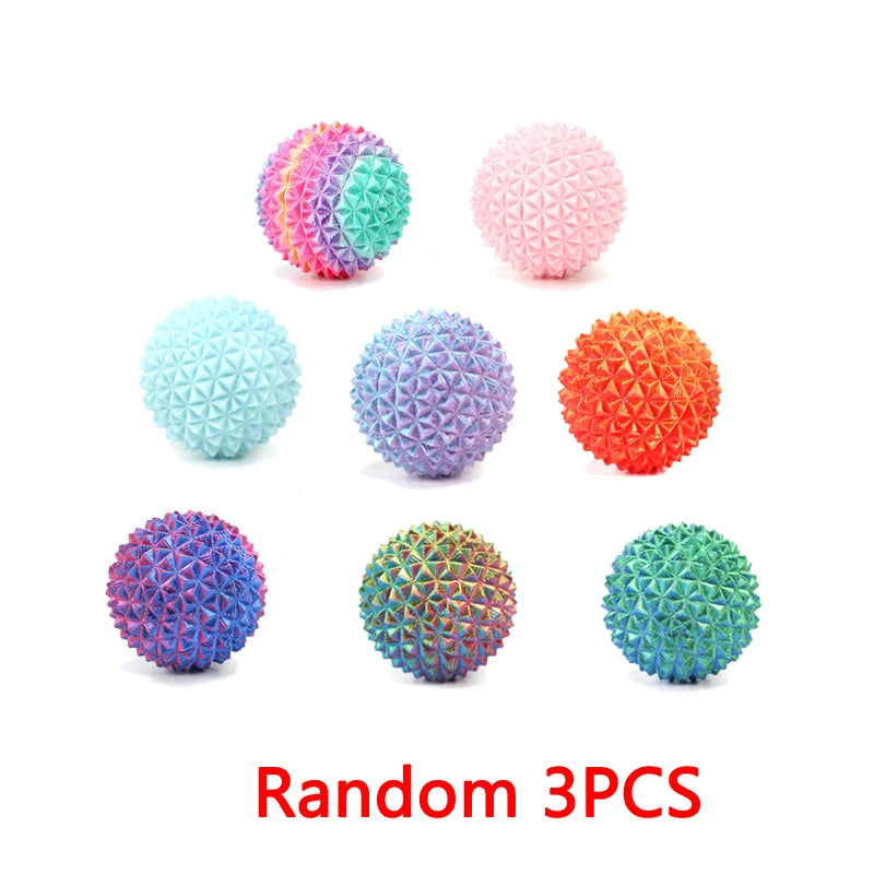Rainbow Spiky Sensory Squeeze Ball – product gallery image 13 | Smile Lady
