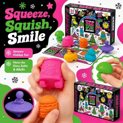 Christmas Squishy Fidget Advent Calendar 2026 – product gallery image 7 | Smile Lady