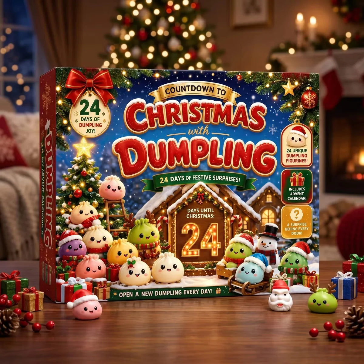 Christmas Squishy Countdown Calendar 2026 – product gallery image 11 | Smile Lady