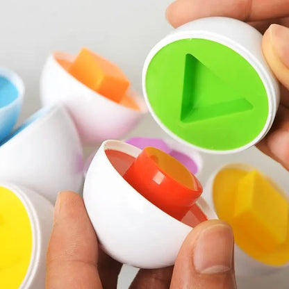 Egg Shape-Matching Puzzle – Learning Toy – style and variant reference | Smile Lady