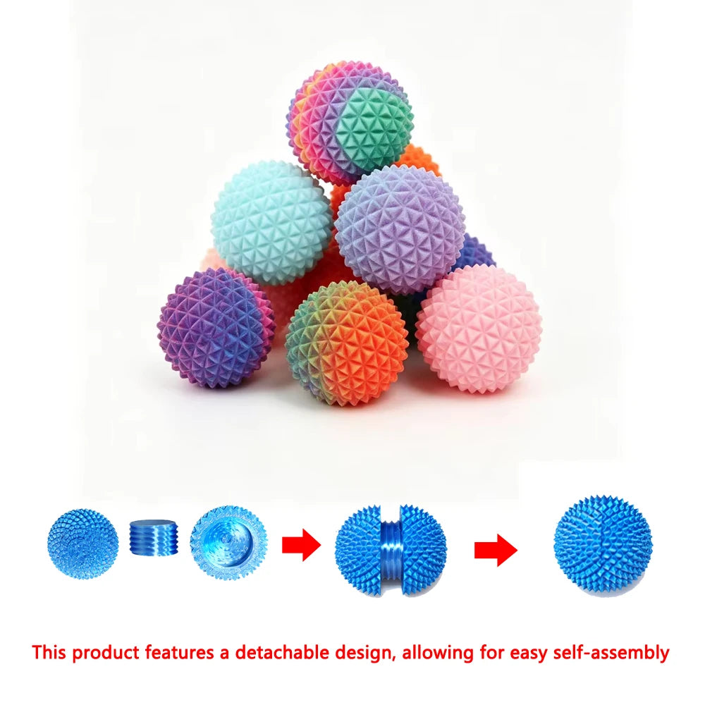 Rainbow Spiky Sensory Squeeze Ball – style and variant reference | Smile Lady