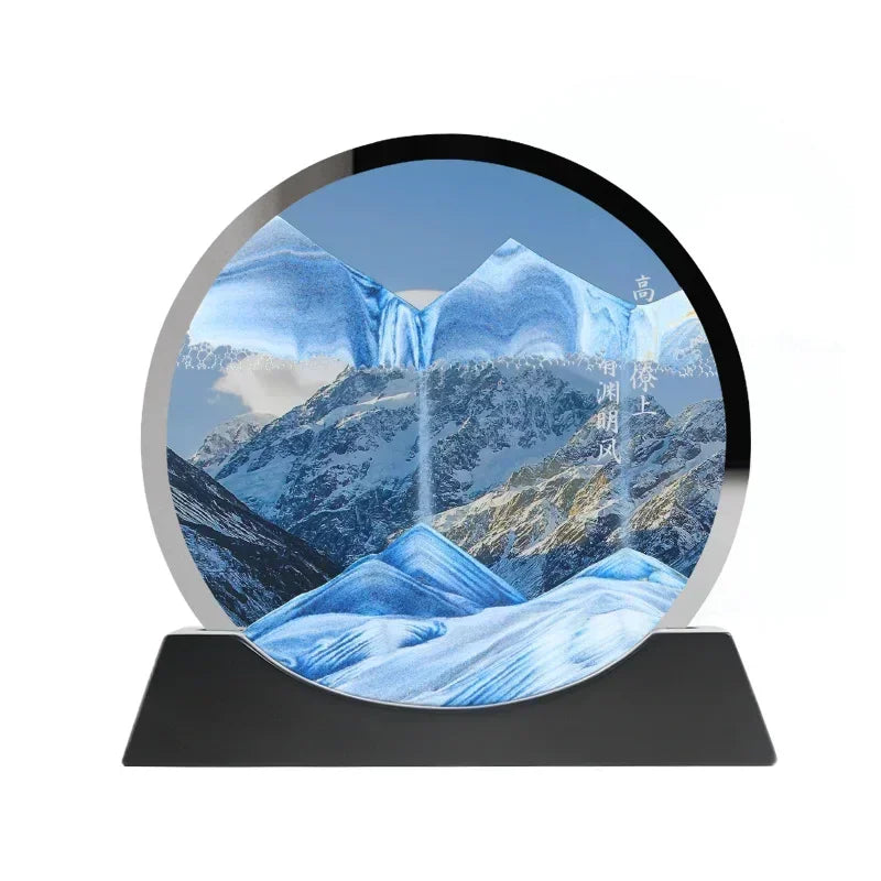 Moving Sand Art Picture – Glass Desk Decor – style and variant reference | Smile Lady
