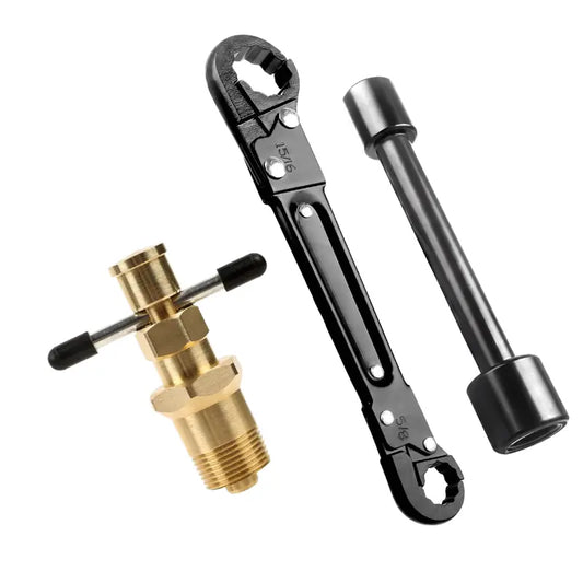 Brass olive puller tool for 15mm and 22mm compression fittings
