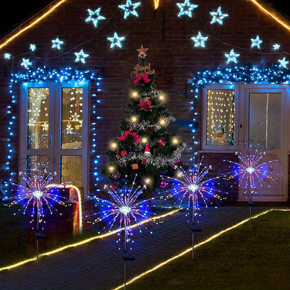 Shapeable Solar Firework Light
