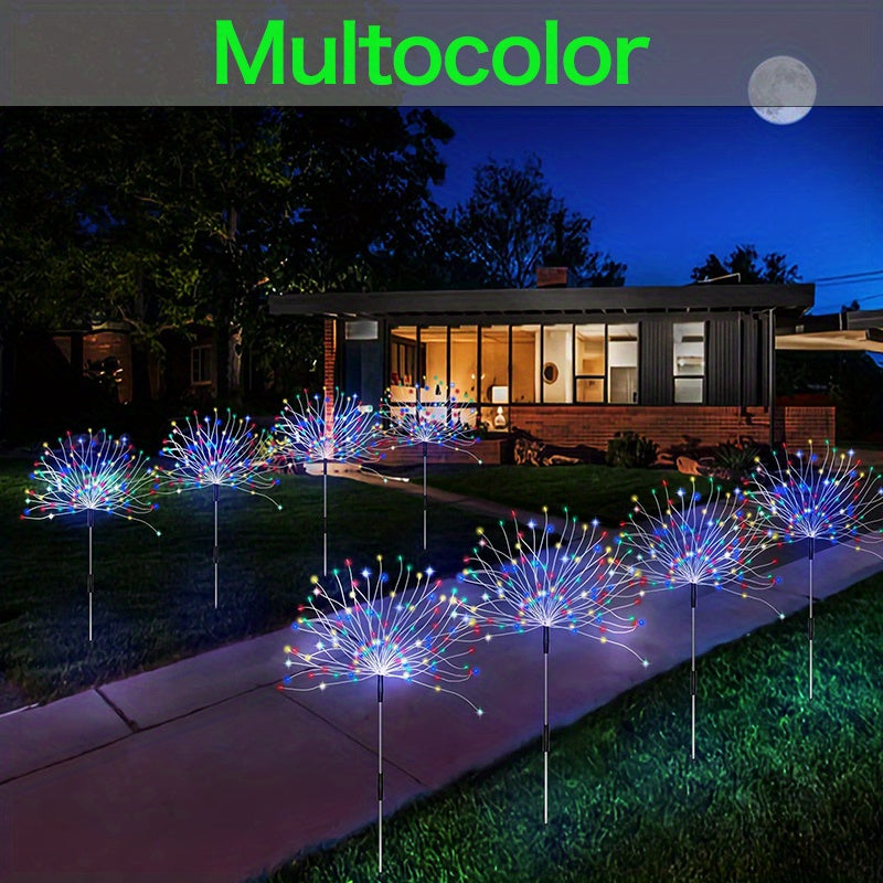 Shapeable Solar Firework Light