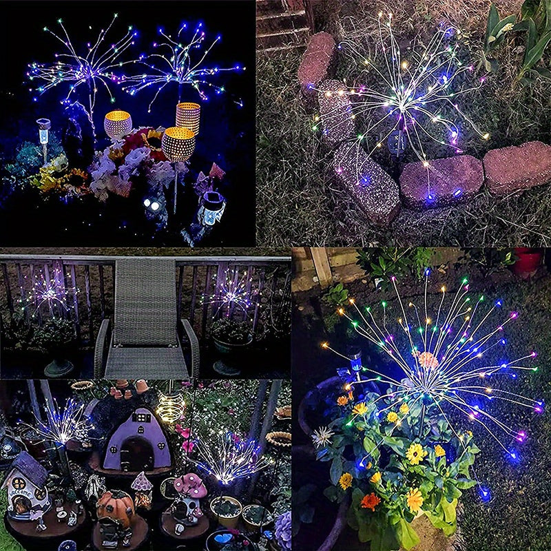 Shapeable Solar Firework Light