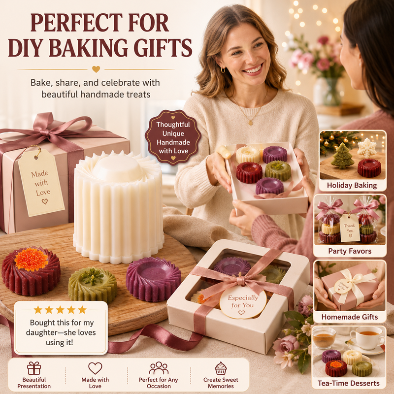 Double-Ended Pastry Mould for Creative Baking