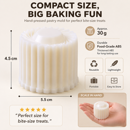 Double-Ended Pastry Mould for Creative Baking