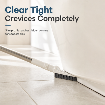 Extendable Long-Handle Floor Scrub Brush for Cleaning